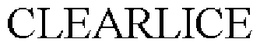 CLEARLICE trademark