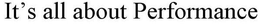 IT'S ALL ABOUT PERFORMANCE trademark