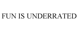 FUN IS UNDERRATED trademark