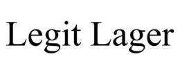 LEGIT LAGER trademark