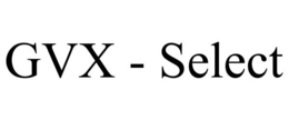 GVX - SELECT trademark
