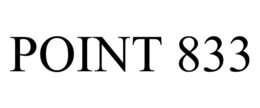 POINT 833 trademark