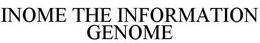 INOME THE INFORMATION GENOME trademark