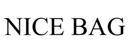 NICE BAG trademark