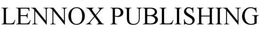 LENNOX PUBLISHING trademark