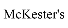 MCKESTER'S trademark