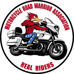 MOTORCYCLE ROAD WARRIOR ASSOCIATION REAL RIDERS trademark