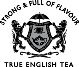 STRONG & FULL OF FLAVOUR LUCK MAITH - AN COMPANACH IS FEARR TRUE ENGLISH TEA trademark