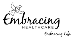 EMBRACING HEALTHCARE EMBRACING LIFE trademark