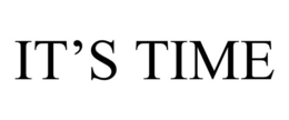 IT'S TIME trademark