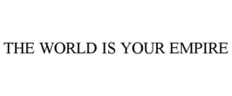 THE WORLD IS YOUR EMPIRE trademark