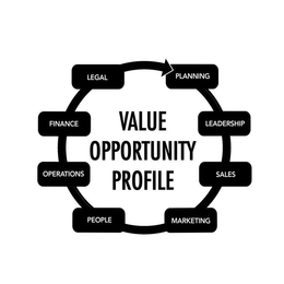 VALUE OPPORTUNITY PROFILE PLANNING LEADERSHIP SALES MARKETING PEOPLE OPERATIONS FINANCE LEGAL trademark