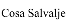 COSA SALVALJE trademark