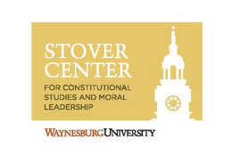 STOVER CENTER FOR CONSTITUTIONAL STUDIES AND MORAL LEADERSHIP WAYNESBURG UNIVERSITY trademark