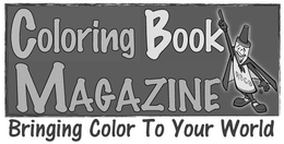 COLORING BOOK MAGAZINE BRINGING COLOR TO YOUR WORLD RBCB trademark