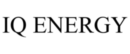 IQ ENERGY trademark