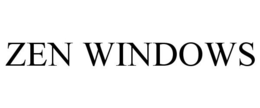 ZEN WINDOWS trademark