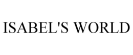 ISABEL'S WORLD trademark