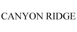 CANYON RIDGE trademark