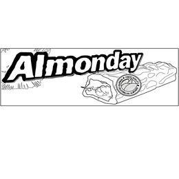ALMONDAY FINEST QUALITY ROASTED CALIFORNIAN ALMONDS trademark