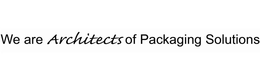 WE ARE ARCHITECTS OF PACKAGING SOLUTIONS trademark