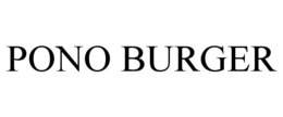 PONO BURGER trademark