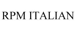 RPM ITALIAN trademark