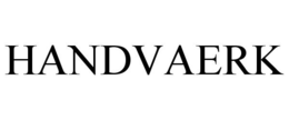 HANDVAERK trademark