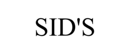 SID'S trademark