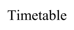 TIMETABLE trademark