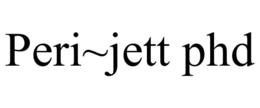 PERI~JETT PHD trademark
