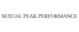 SEXUAL PEAK PERFORMANCE trademark