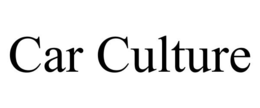 CAR CULTURE trademark