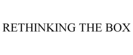 RETHINKING THE BOX trademark