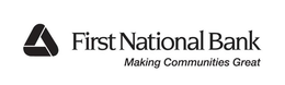 FIRST NATIONAL BANK MAKING COMMUNITIES GREAT trademark
