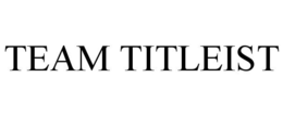 TEAM TITLEIST trademark