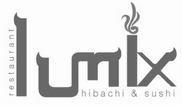 RESTAURANT, LUMIX, HIBACHI & SUSHI trademark
