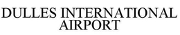 DULLES INTERNATIONAL AIRPORT trademark