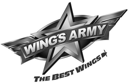 WING'S ARMY THE BEST WINGS trademark