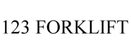123 FORKLIFT trademark