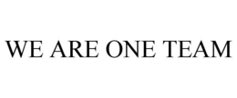 WE ARE ONE TEAM trademark