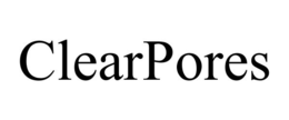 CLEARPORES trademark