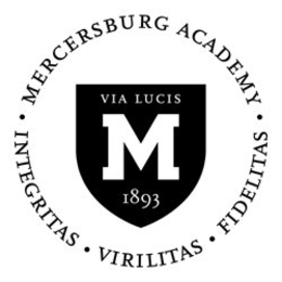 VIA LUCIS M 1893 · MERCERSBURG ACADEMY · FIDELITAS  · VIRILITAS · INTEGRITAS trademark