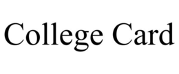 COLLEGE CARD trademark