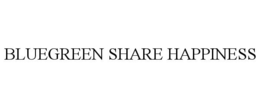 BLUEGREEN SHARE HAPPINESS trademark