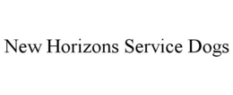 NEW HORIZONS SERVICE DOGS trademark