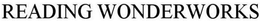 READING WONDERWORKS trademark
