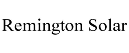 REMINGTON SOLAR trademark