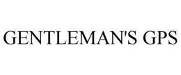 GENTLEMAN'S GPS trademark