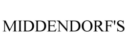 MIDDENDORF'S trademark